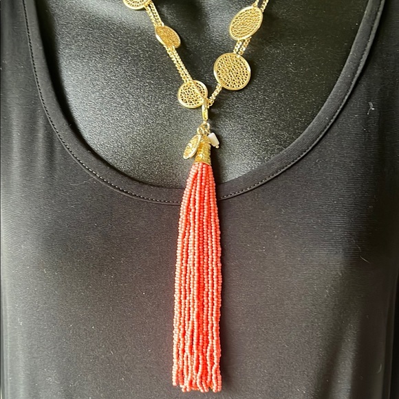 Gold finish Jewelry Set- necklace, bracelets, pendant - Picture 11 of 15